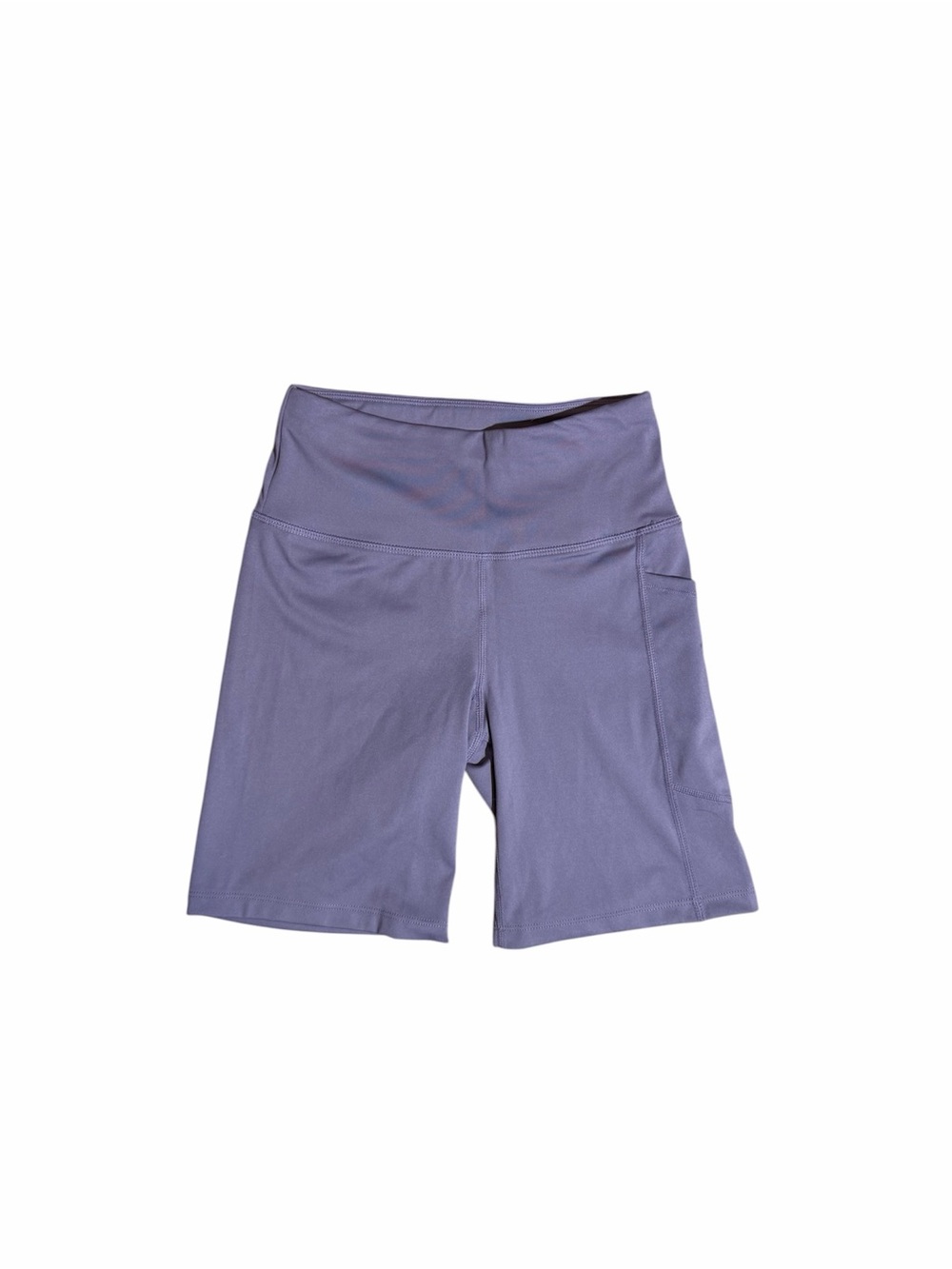 DKNY High-Waist Purple Active Shorts with Side Pocket size XS